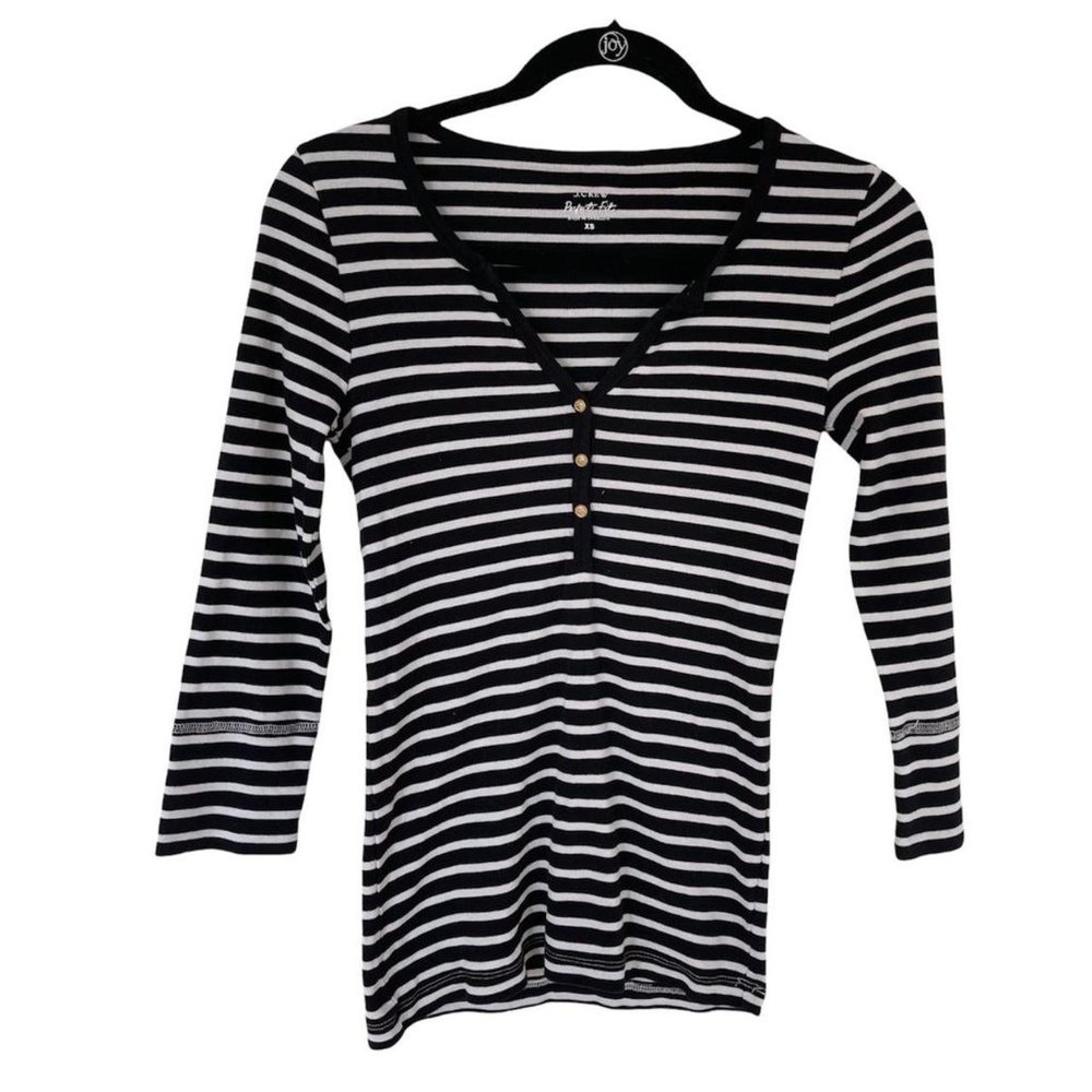 J. Crew Striped Long Sleeve T-Shirt